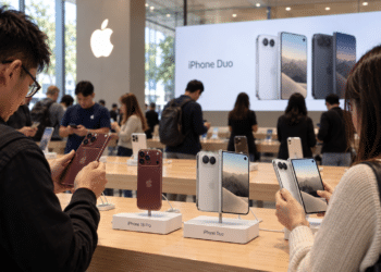 Apple stock hits record as iPhone Duo demand soars, but Wall Street warns